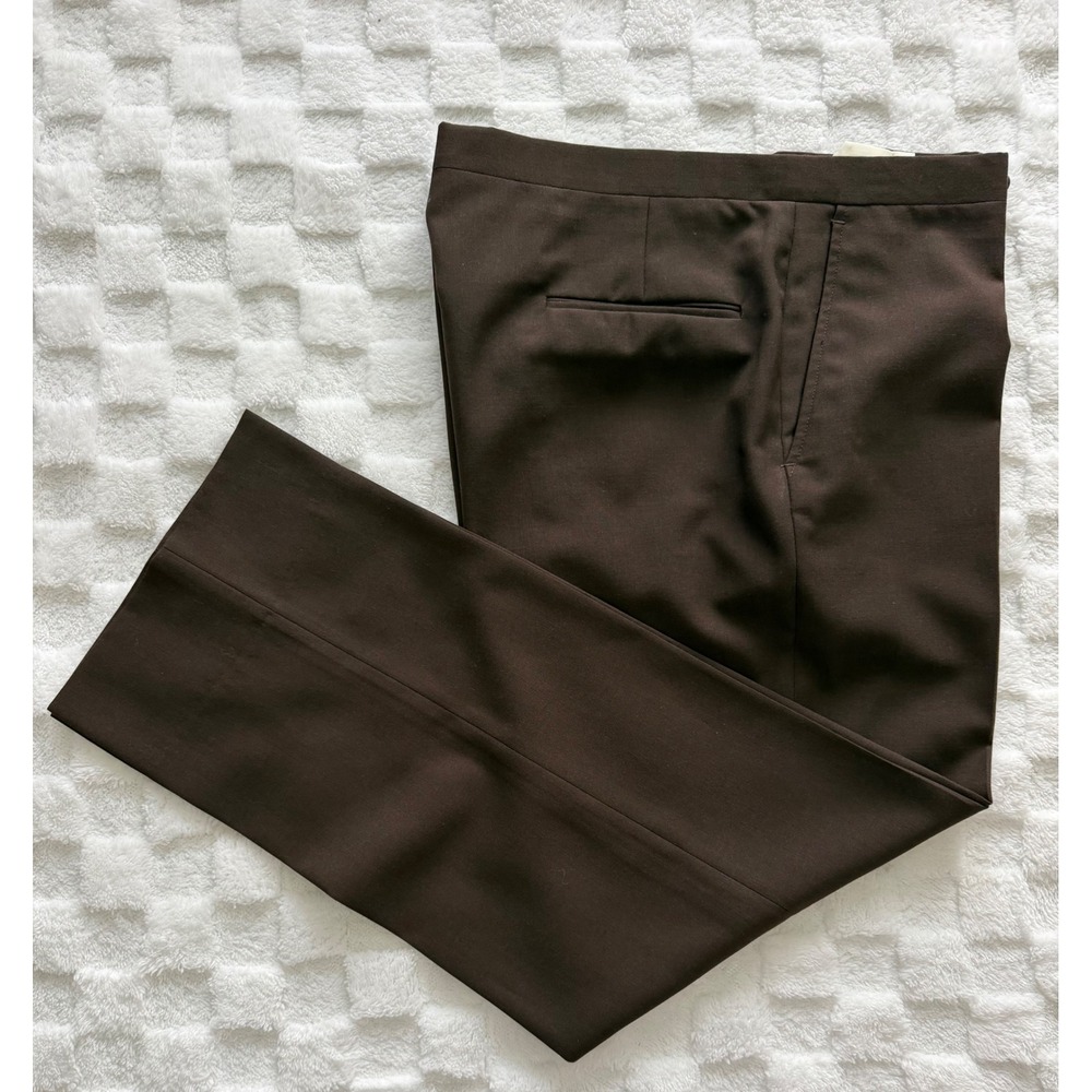 Jack Nicklaus Tournament Pants - Hart Schaffner Marx Brown Dress Slacks 36x29